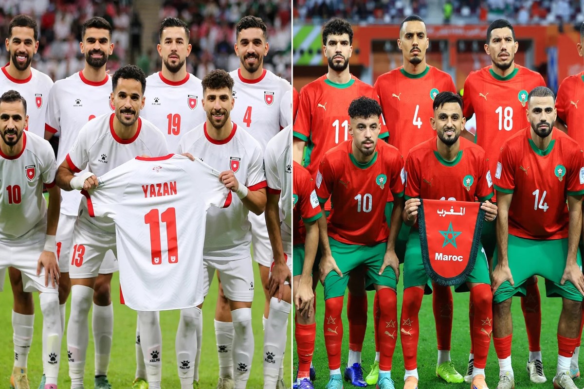 مباراة المغرب والأردن 