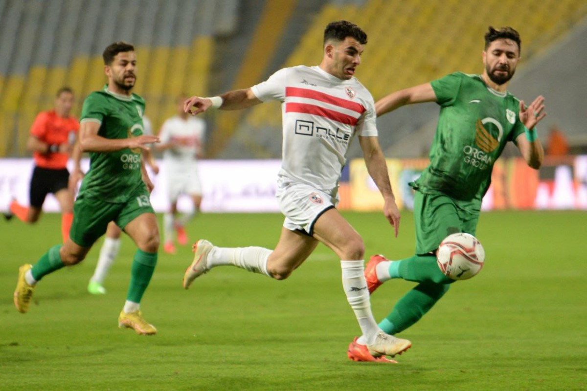 مباراة الزمالك والمصري البورسعيدي 