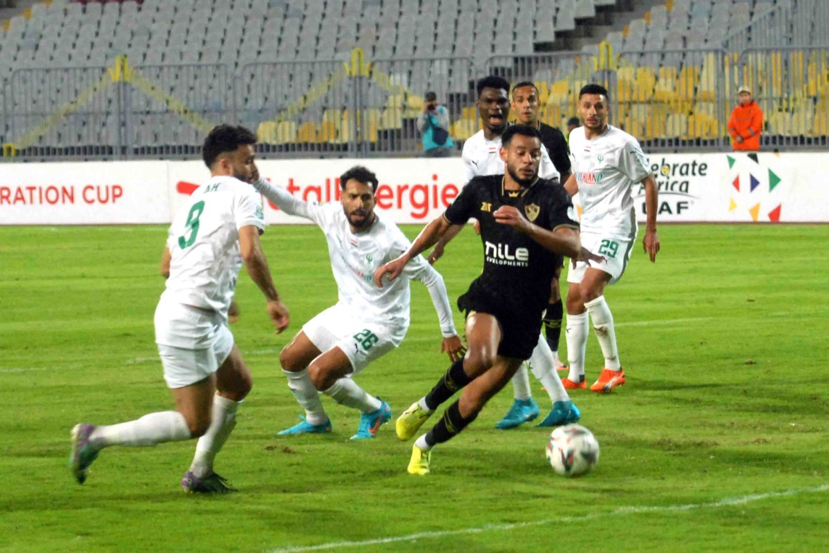 مباراة الزمالك والمصري البورسعيدي