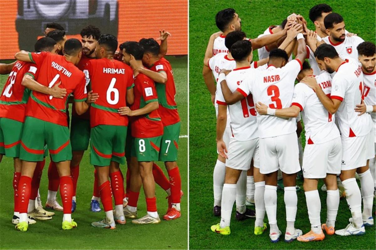 القنوات الناقلة لمباراة المغرب والأردن 