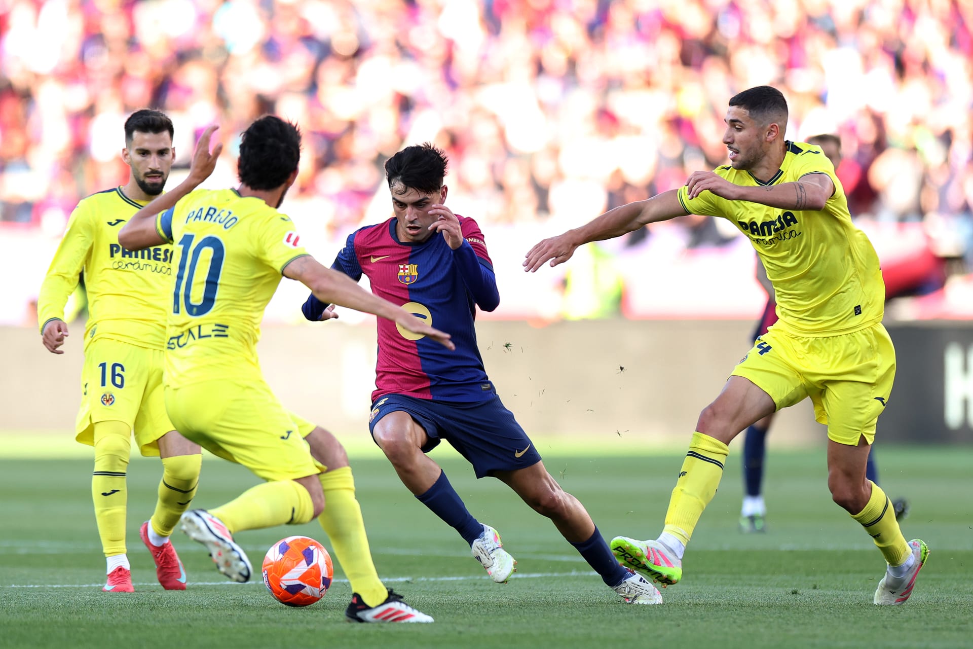 مباراة برشلونة وفياريال 