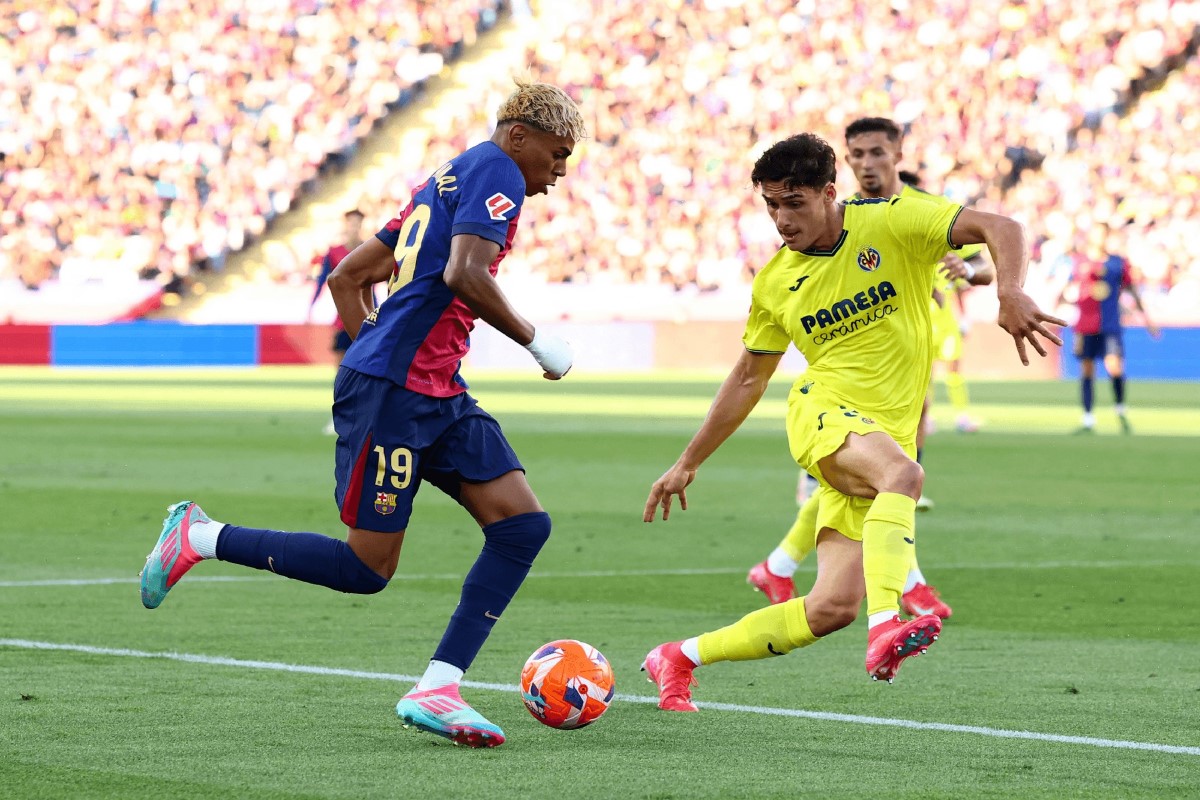 مباراة برشلونة وفيا ريال 